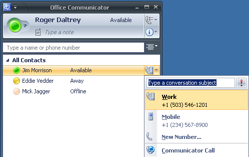 Office Communicator and Published Phone Numbers | Confused Amused